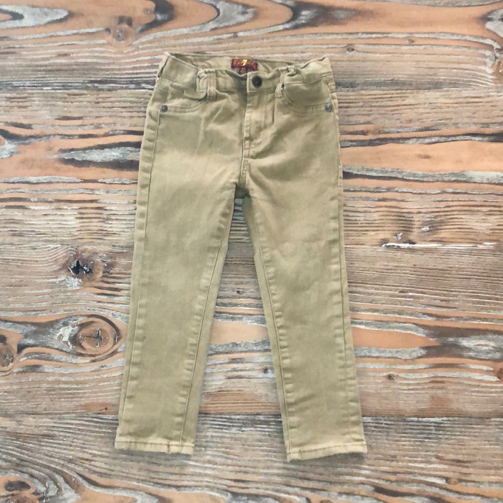 7 For All Mankind Kids Tan Casual Bottoms